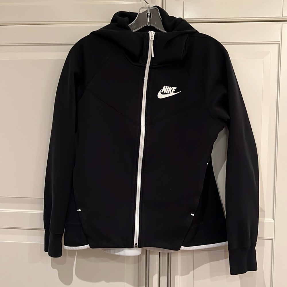 Nike black zip hoodie size medium